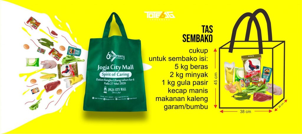 cover tas sembako JCM jogja