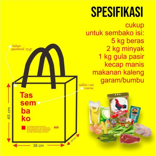 tas sembako JCM jogja donasi