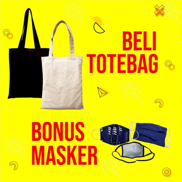 totebag bonus masker