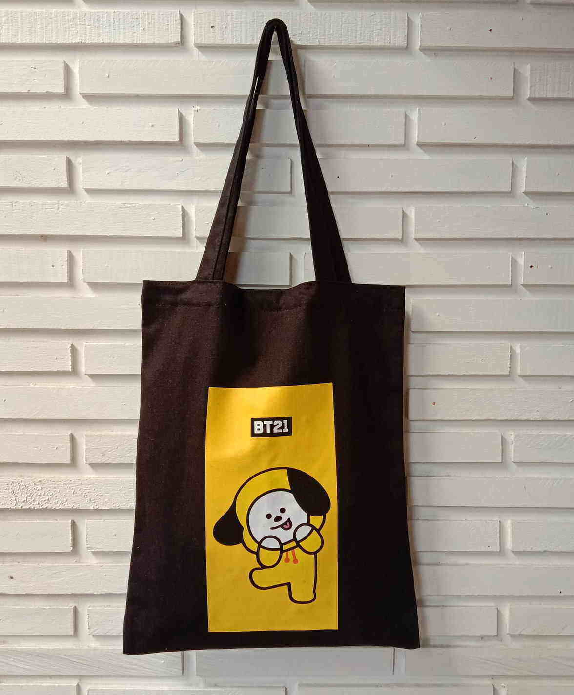  Tas  Serut  Canvas BT21 Chimmy  Produsen Tote bag Jogja 